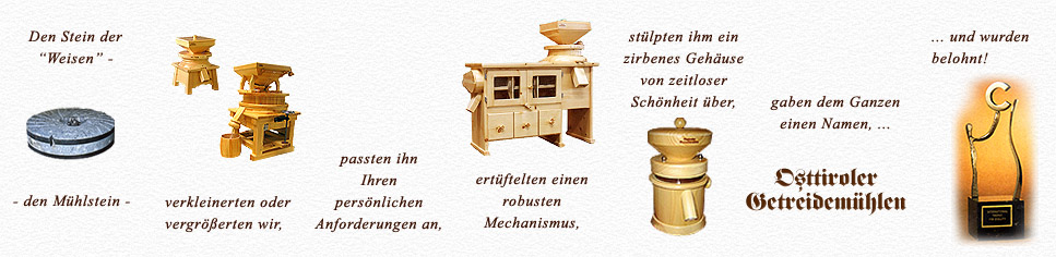 Stein der Weisen - Getreidem&uuml;hlen,Gewerbem&uuml;hlen,Haushaltsm&uuml;hlen