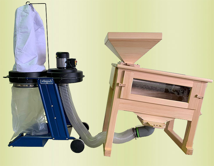 Bürstmaschien - Osttiroler Getreidemühlen