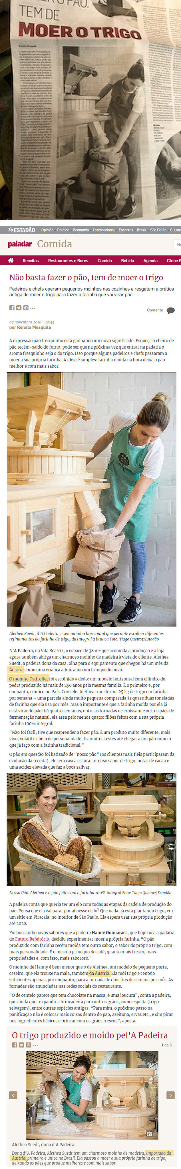 Osttiroler Gewerbemühle in Brasilien