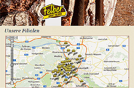Bakery Felber - operating more than 50 stores in Austria