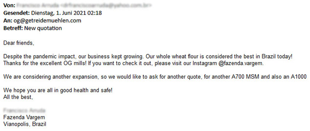 Fazenda Vargem  Vianopolis, Brasilien